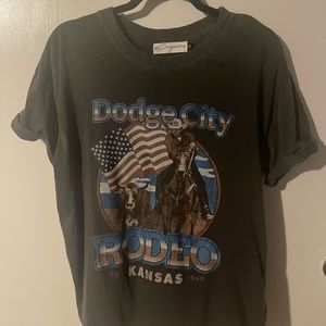 REVOLVE - Girl Dangerous Tee “ Kansas Dodge City Rodeo”